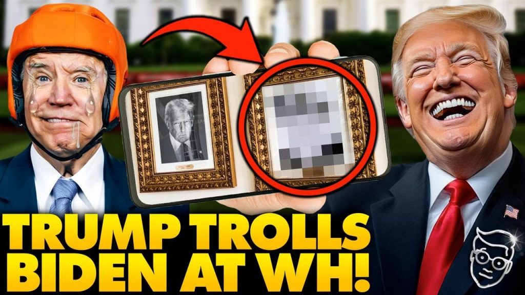 Trump Hangs Joe Biden’s ‘Official Portrait’ in the White House | Reporters SCREAM as Internet Roars…