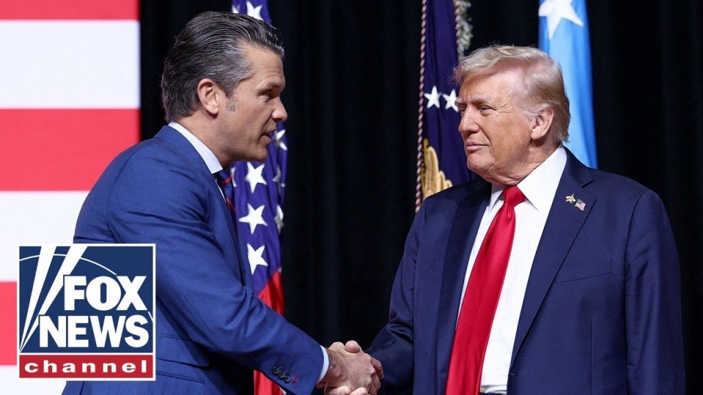 Trump addresses top military leaders at Quantico