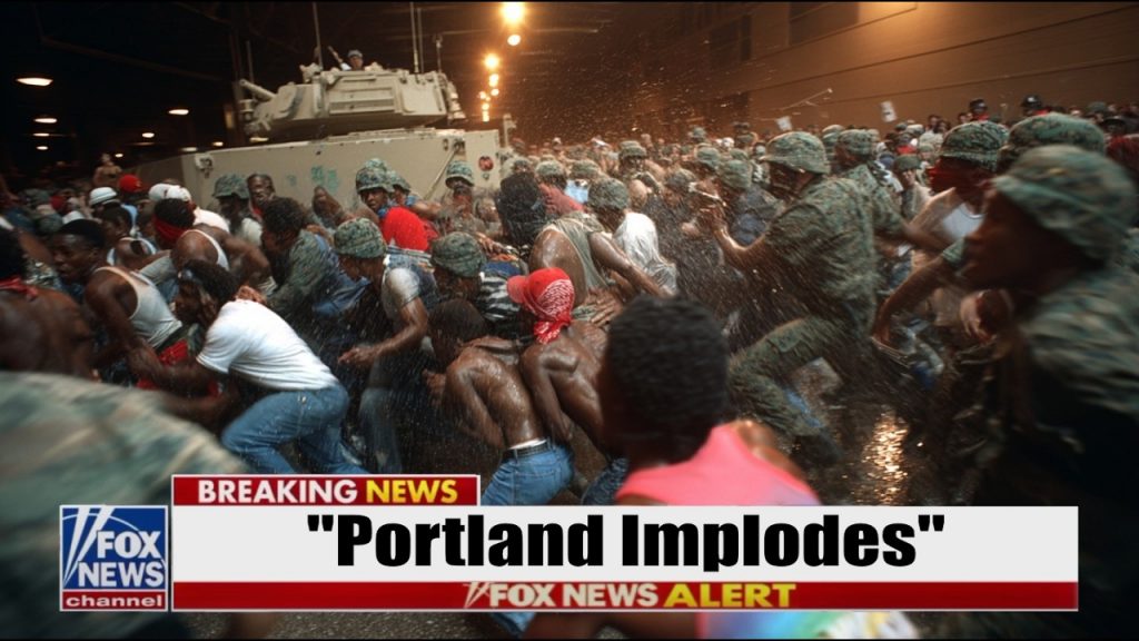 Illegals BRING WAR to Portland… “ZERO MERCY” Marines Answer With EXCESSIVE FORCE