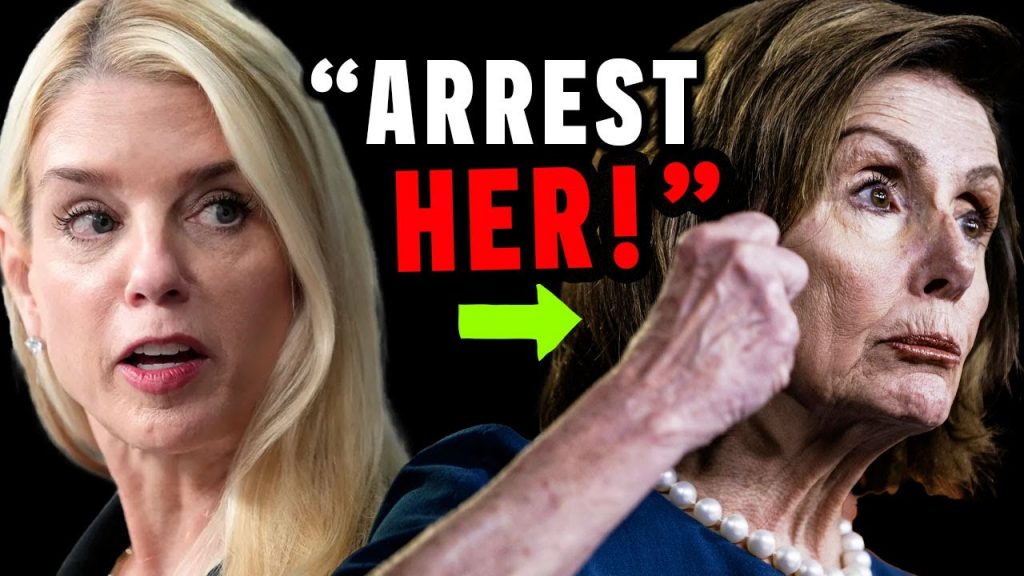 Pam Bondi Calls For ARREST of Nancy Pelosi!!!