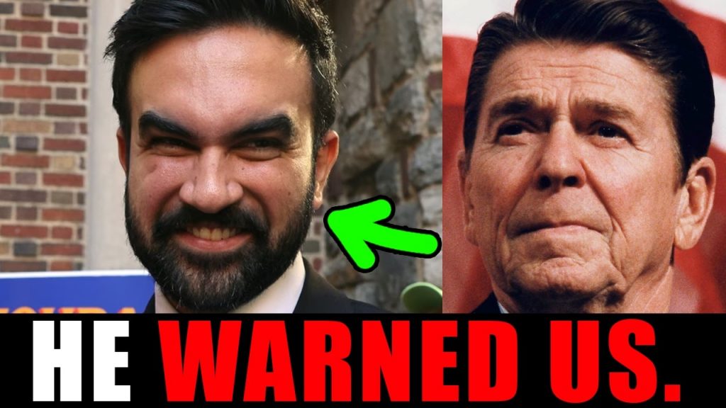 Ronald Reagan tried to warn us about ZOHRAN MAMDANI.