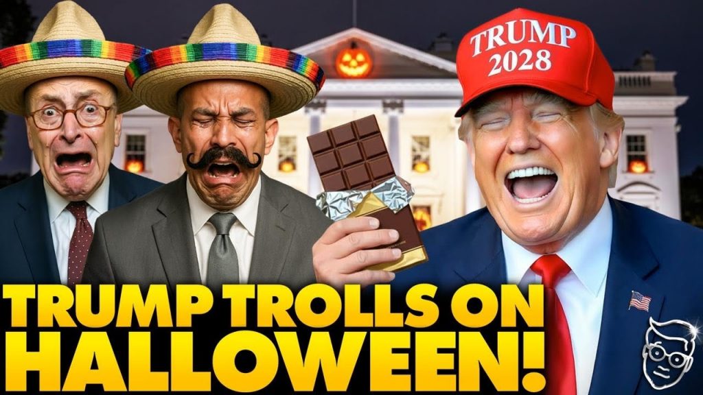 Trump TROLLS Trick-or-Treaters With Iconic Prank at White House Halloween: ‘He Did it Again’