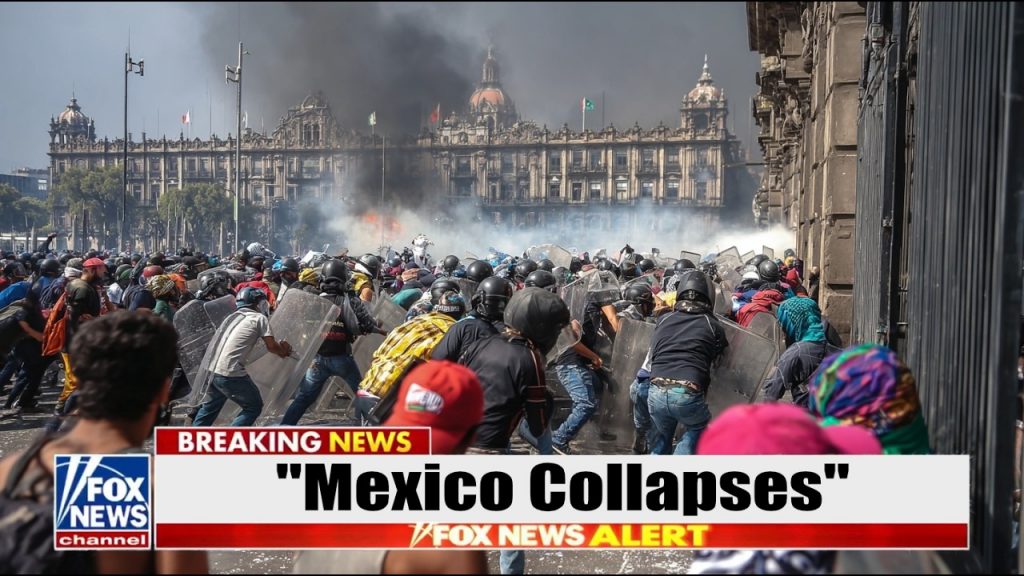 MEXICAN MOBS Loot THEIR OWN Capital… as “Traitor” President FLOODS AMERICA with GANGS