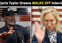 Marjorie Taylor Greene STORMS OFF Interview After THIS Question!