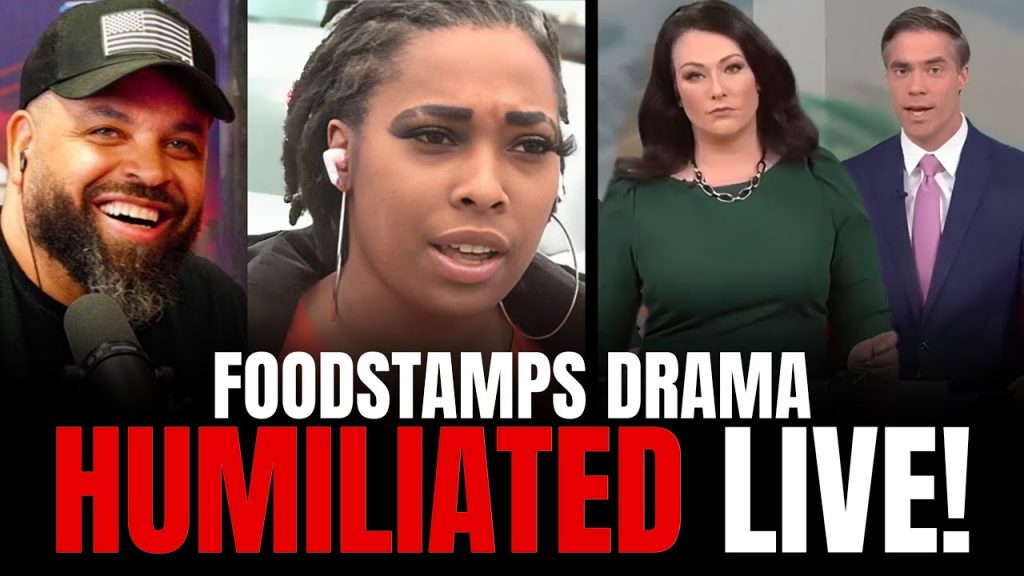 Reporters let Black woman Humiliate herself LIVE on NEW Foodstamp rules on Junk Food