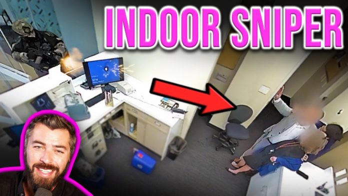 Sniper SMOKES Hostage Taker Through Computer Monitor!