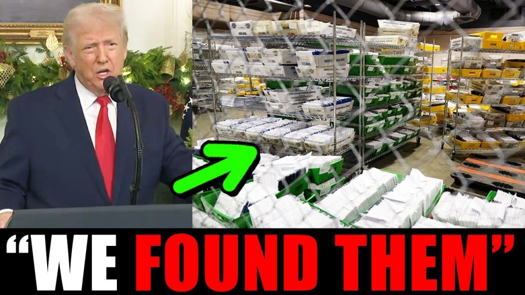 WE FOUND THE 2020 PAPER BALLOTS.