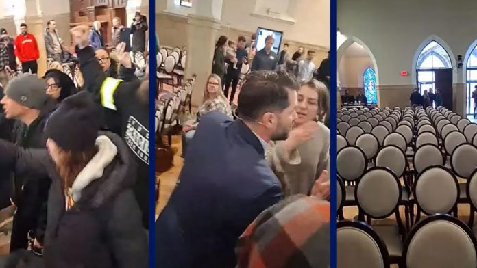 BREAKING: ANOTHER House of Worship Stormed Over ICE Funding…