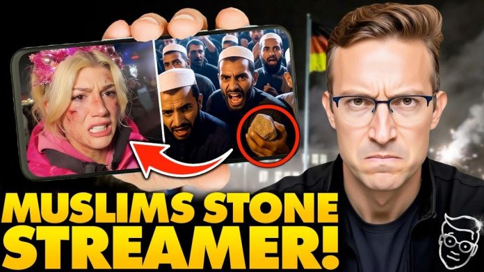 Feminist Lib Tries To Prove Islam is 'Peaceful' By Walking With Muslims, Gets Stoned LIVE on Stream