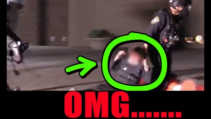 This ICE street brawl was absolutely wild...