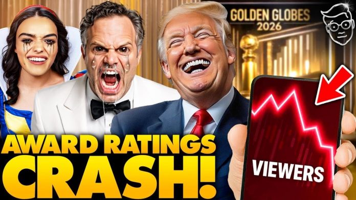 COLLAPSE: Golden Globes Ratings TANK As Woke Hollywood SCREAMS Over ICE Deportations | 'Trump CURSE'