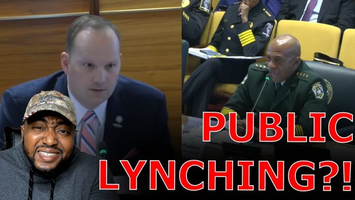 WOKE BLACK Sheriff DECLARES PUBLIC LYNCHING After Republican Humiliates Him With Simple Questions!