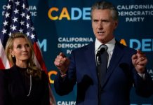 WOAH! – Gavin Newsom’s Wife Pushes Him Then Humiliates Him On Stage WOAH! - Gavin Newsom's Wife Pushes Him Then Humiliates Him On Stage
