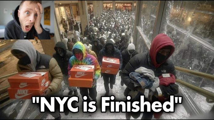 OUT OF CONTROL... Mobs Empty ENTIRE NYC MALL as Mamdani FIRES 5,000 POLICE