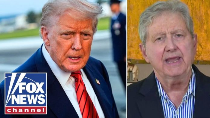 Sen Kennedy says Trump was 'as mad as a mama wasp' about Noem