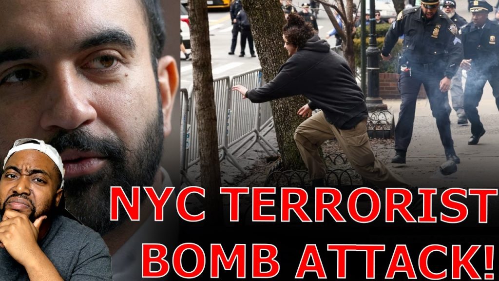 Zohran Mamdani CRIES WHITE SUPREMACY After ISIS Inspired Terrorists THROW BOMBS At NYC Protest!