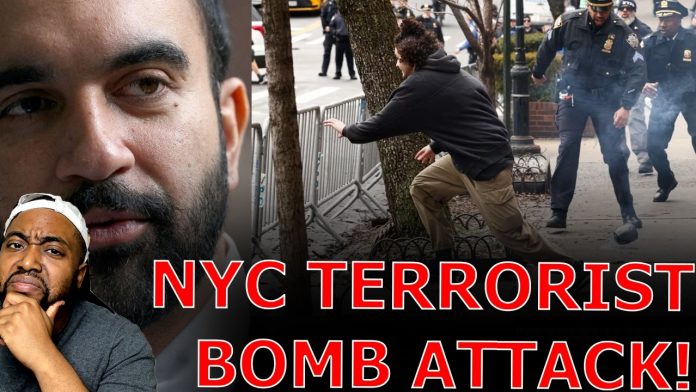 Zohran Mamdani CRIES WHITE SUPREMACY After ISIS Inspired Terrorists THROW BOMBS At NYC Protest!
