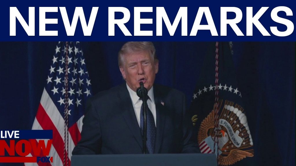 Trump delivers new remarks on Iran strikes
