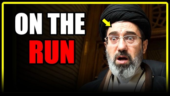 He FLED the COUNTRY.