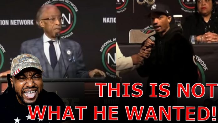 Al Sharpton LOSES IT After Black Activist SHUTS DOWN His Event DEMANDING NO VOTES For Democrats!