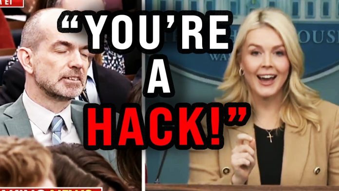 Karoline Leavitt ENDS HIS CAREER on Live TV!