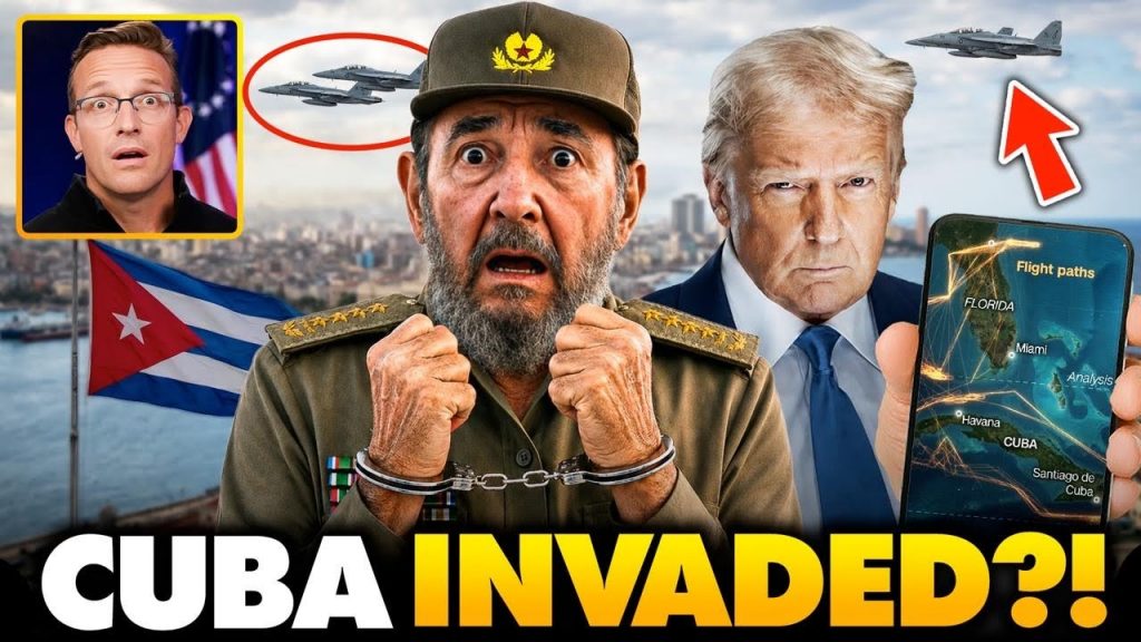 🚨CUBA INVASION: American Warplanes SURROUND Island as Trump Arrests A Castro!