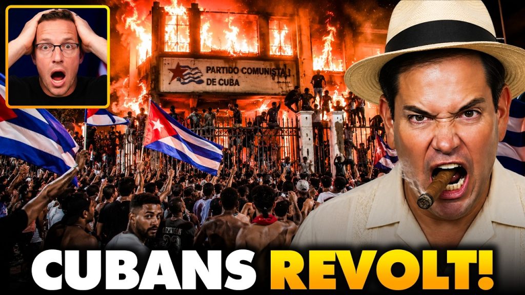IT’S HAPPENING: Cuban People BURN Communist Party Headquarters to the GROUND | Regime in Collapse 🔥