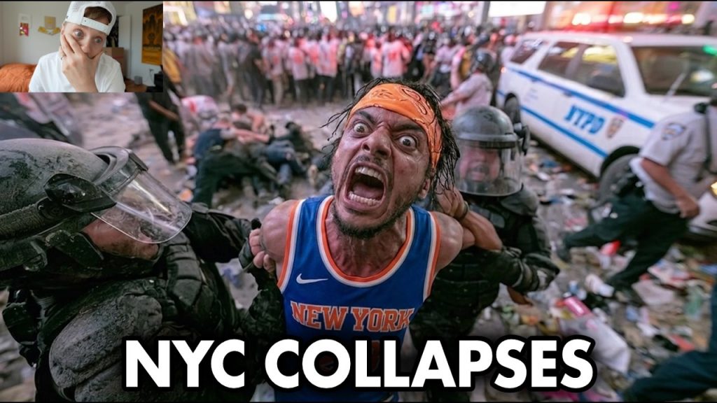 “WE BLAME TRUMP”… Knicks LOSE NBA Finals as Fans DESTROY TIMES SQUARE