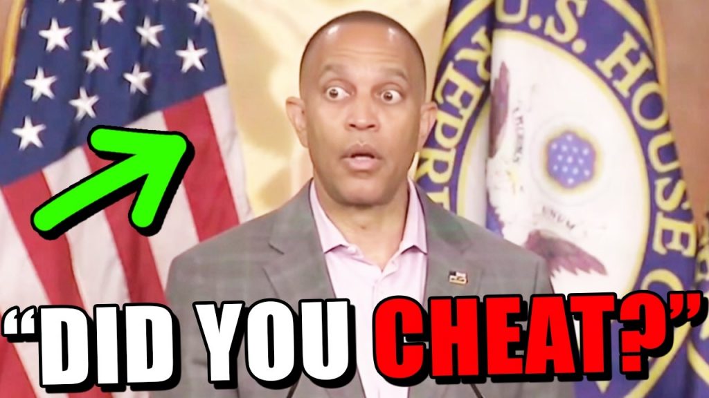 Hakeem Jeffries just PISSED HIS PANTS.