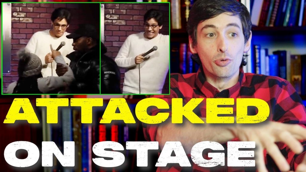 Leftist Tries to FIGHT Comedian for Joking About Kamala Harris & Black People