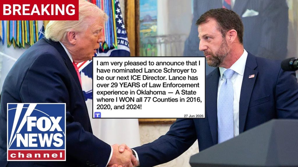 BREAKING: Trump to nominate ICE director