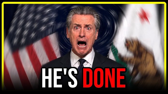 This is THE END of Gavin Newsom.