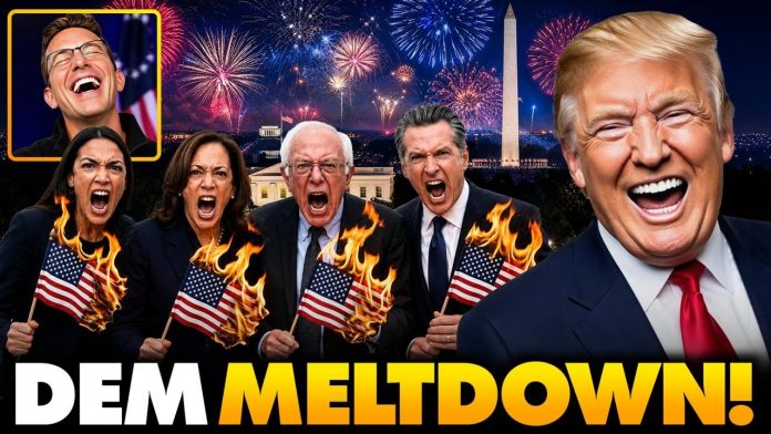 Libs Throw Hysterical, Unhinged 4th Of July MELTDOWNS As America Roars For Trump's USA 250 Blowout🇺🇸