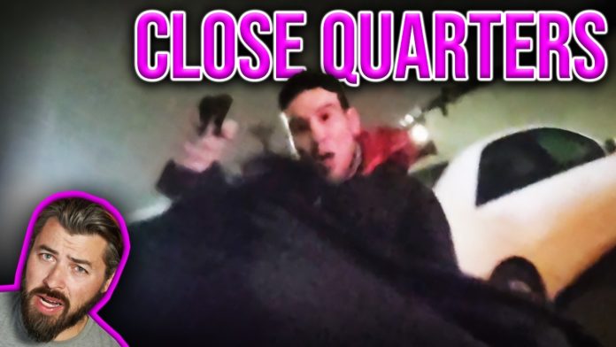 Suspect SHOOTS Cop's Hat Off!