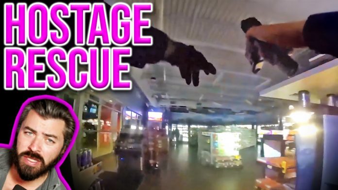 Cops BLAST Hostage Taker With 57 Shots!