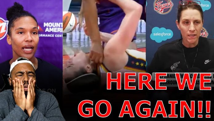 WOKE Black WNBA Player LASHES OUT CRYING Racism Over BACKLASH For Punching Caitlyn Clark In Throat!
