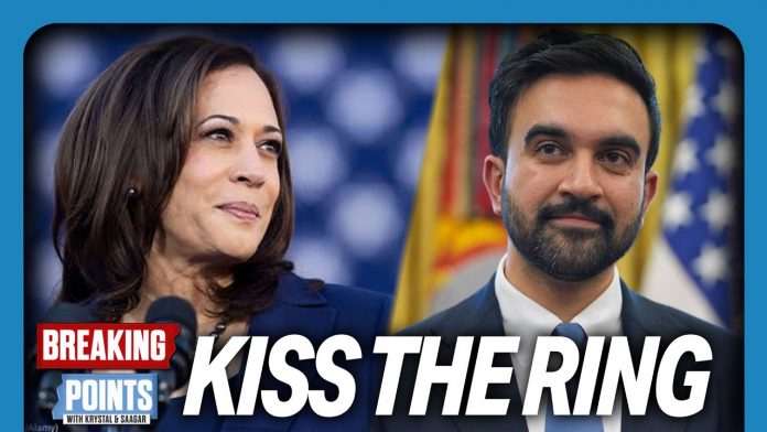 Kamala, Gavin, Shapiro KISS THE ZOHRAN RING As Establishment FREAKS