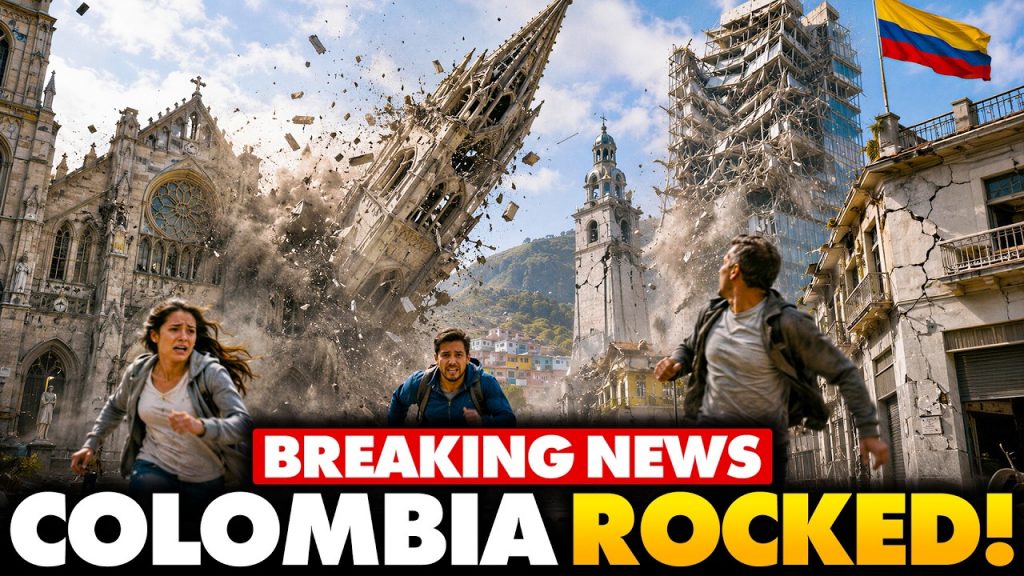 Skyscrapers, Churches COLLAPSE in Apocalypse Scene as MASSIVE Earthquake ROCKS Colombia, Shock Video